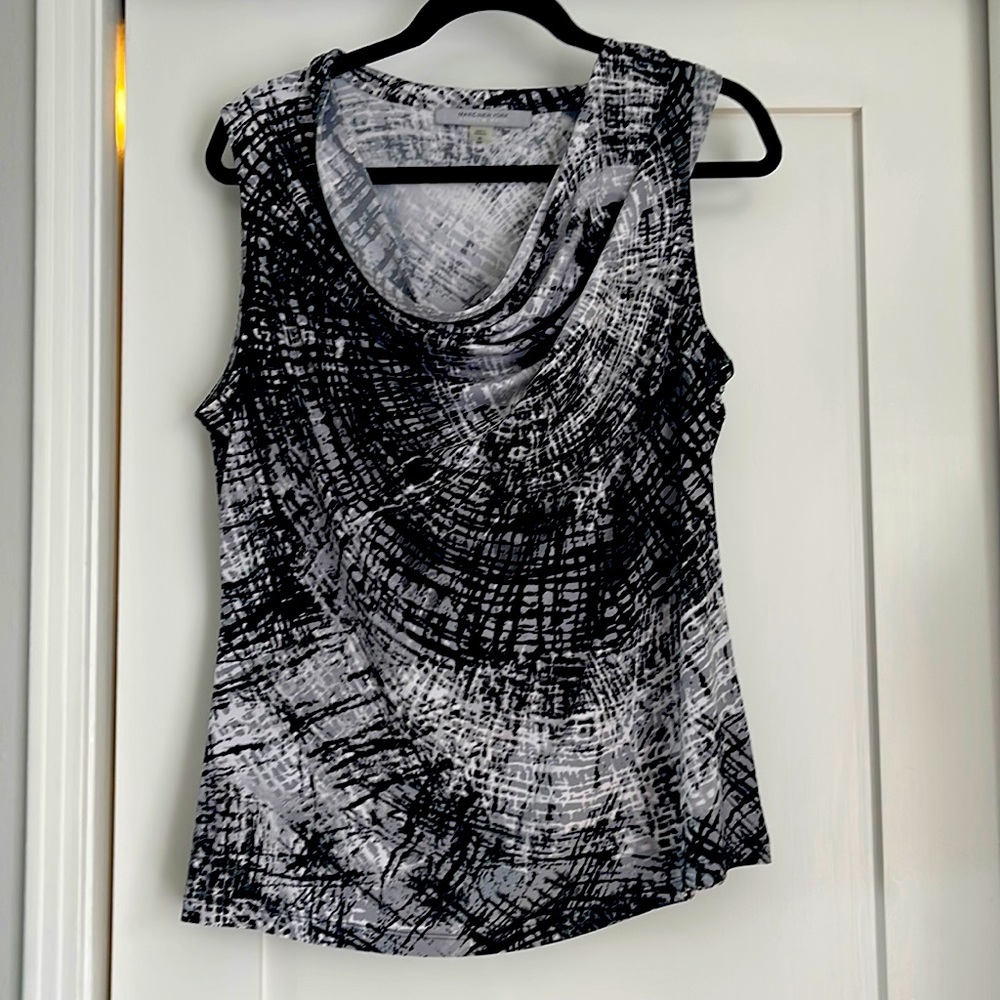 Andrew Marc  Marc New York Cowl Neck Tank